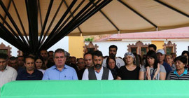 Zırhlı aracın çarptığı yurttaş toprağa verildi