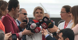 Tansu Çiller, AKP mitinginde