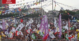 İstanbul'da HDP'den gövde gösterisi