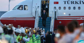 Erdoğan'ın uçağı bitmeyen Silivri havaalanına indi!
