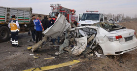 Ağrı’da trafik kazası: 2 kişi hayatını kaybetti