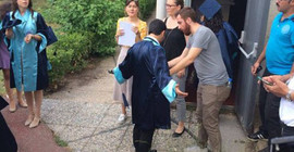 Diploma töreninde aranan öğrencilerden açıklama
