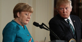 Trump'tan Merkel'e: NATO'ya para vermiyorsun