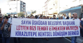 Kirazlıtepe halkı evleri için direniyor