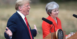 Trump: May'i eleştirmedim, mülakat 'yalan haber'