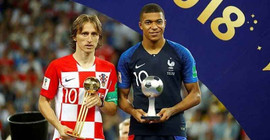 Modric ve Mbappe Dünya Kupası'nın en iyileri