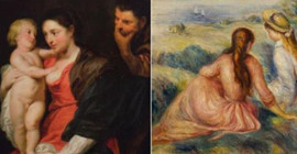 Çalınan Rubens ve Renoir tabloları bulundu