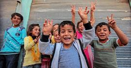 Kobani'de çocuklar için 'kimsesizler evi'