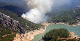 Antalya'da orman yangını