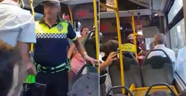 Polis, kendisine saldıran köpeğe ateş etti.