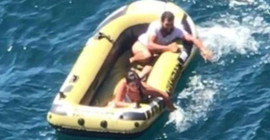 Karadeniz'de 5 gün botla mahsur kaldılar