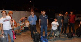 Otobüs yolcuları yolda bıraktı