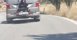 Çocuğunu aracının arkasına bağlayan baba için Başsavcılık'tan açıklama