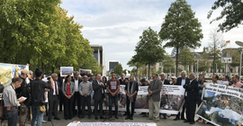 Almanya Parlamentosu önünde Dersim protestosu