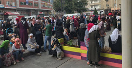 150 kişilik işe binden fazla mülteci başvurdu