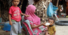 Yemen'de insanlık dramı: Kıtlık nedeniyle ot yemeye başladılar