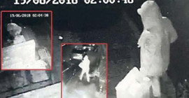 Emekli polisin evinde bomba patladı
