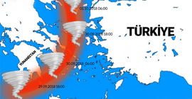 Kasırga hissedilmeye başlandı