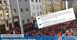 Köln polisinden Kürtçe ve Türkçe 'itişip kakışmayın' mesajı