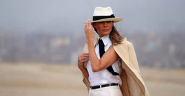 Melania Trump'tan eşine: Bıraksın diye yalvarıyorum