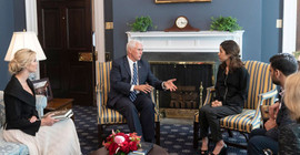 Nadia Murad, Mike Pence ile görüştü