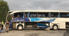 Maraş'ta yolcu otobüsü devrildi: 7 ölü, 24 yaralı
