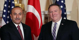 Çavuşoğlu, Pompeo ile görüştü