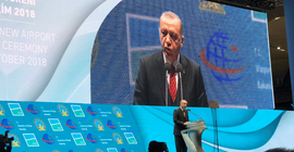 Tartışmalı havalimanı açıldı: Muhalefet yok, El Beşir var