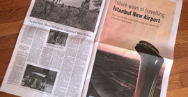 İstanbul Havalimanı için New York Times'a tam sayfa ilan