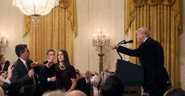 Muhabire 'Berbat birisin' demişti: CNN, Trump'ı dava etti