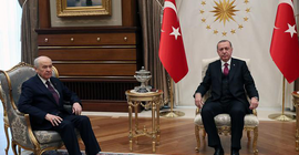 Erdoğan-Bahçeli görüşmesi 55 dakika sürdü