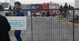 Gaz dolum tesisinde patlama