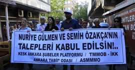 Emek ve meslek örgütleri: Gülmen, Özakça ve Gün'ün talepleri kabul edilsin