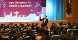 Bakanlar geldi, öğretmenler izne çıkarıldı