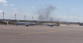 Savaş uçakları Trablus havaalanını bombalandı