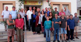 Açlık grevindeki öğretmenlere Çeşme'den destek