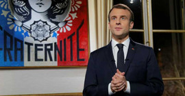 Macron, QSD'ye aktif destek güvencesi verdi