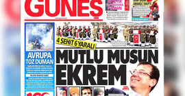 Güneş gazetesi 4 askerin ölümünü İmamoğlu'na bağladı