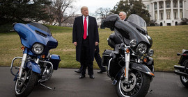 Trump'tan AB'ye Harley Davidson tepkisi
