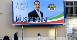 Mussolini'nin torunu Avrupa seçimlerinde aşırı sağın adayı