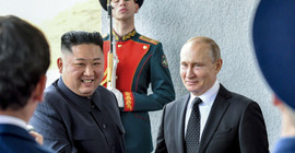 Putin ile Kim bir araya geldi