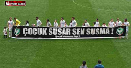 Amedspor istismara dikkat çekti: Çocuk susar sen susma