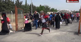 Suriyeliler bayram için sınırı geçtiler
