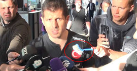 Emre Belözoğlu’na fırça uzatan Siamang: Gençler sakin olalım, tuttuğum bir tuvalet fırçası değil