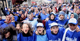 'Grev yasağı kabul edilemez!'