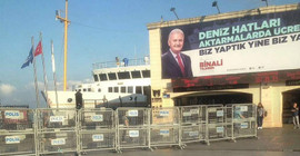 YSK'den karar: AKP'nin Kadıköy'deki pankartı kaldırılacak