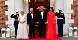 Trump'tan yeni bir gaf: Galler Prensi'ne 'Balinalar Prensi' dedi!