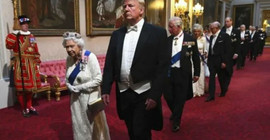 Trump: Kraliçe ile çok eğlendik
