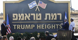 Netanyahu'dan Golan teşekkürü: Trump Tepeleri