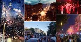 İstanbul'da AKP'ye karşı İmamoğlu zaferi kutlanıyor